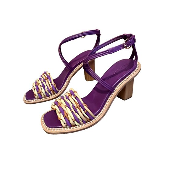 Ulla Johnson Malia Woven Sandals, Multi-colored, Size 39 EU, 9 US - Picture 3 of 10